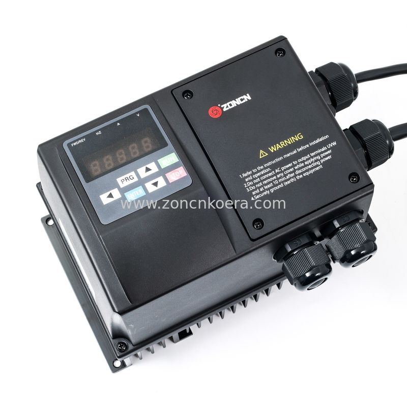 High Protection IP65 VFD Inverter 0.75kw 1.5kw 2.2w 220v 1hp 2hp 3hp