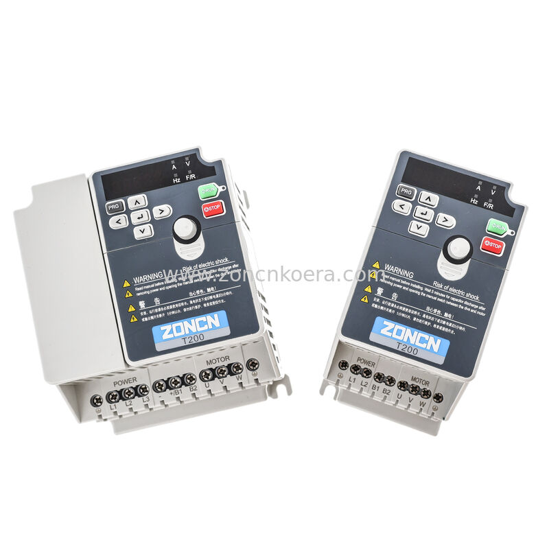 ZONCN T200 VFD Inverter 0.4kw-160kw with Built-in EMC Filter and RS485/EtherCAT/Profibus/Profinet/Canopen Communication