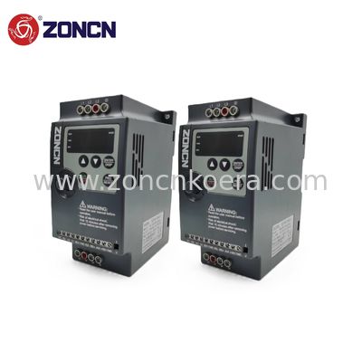 Original ZONCN NZ100-2R2G-2 VFD 220v 2.2kw 3hp Dispositivo de frequência variável de fase única